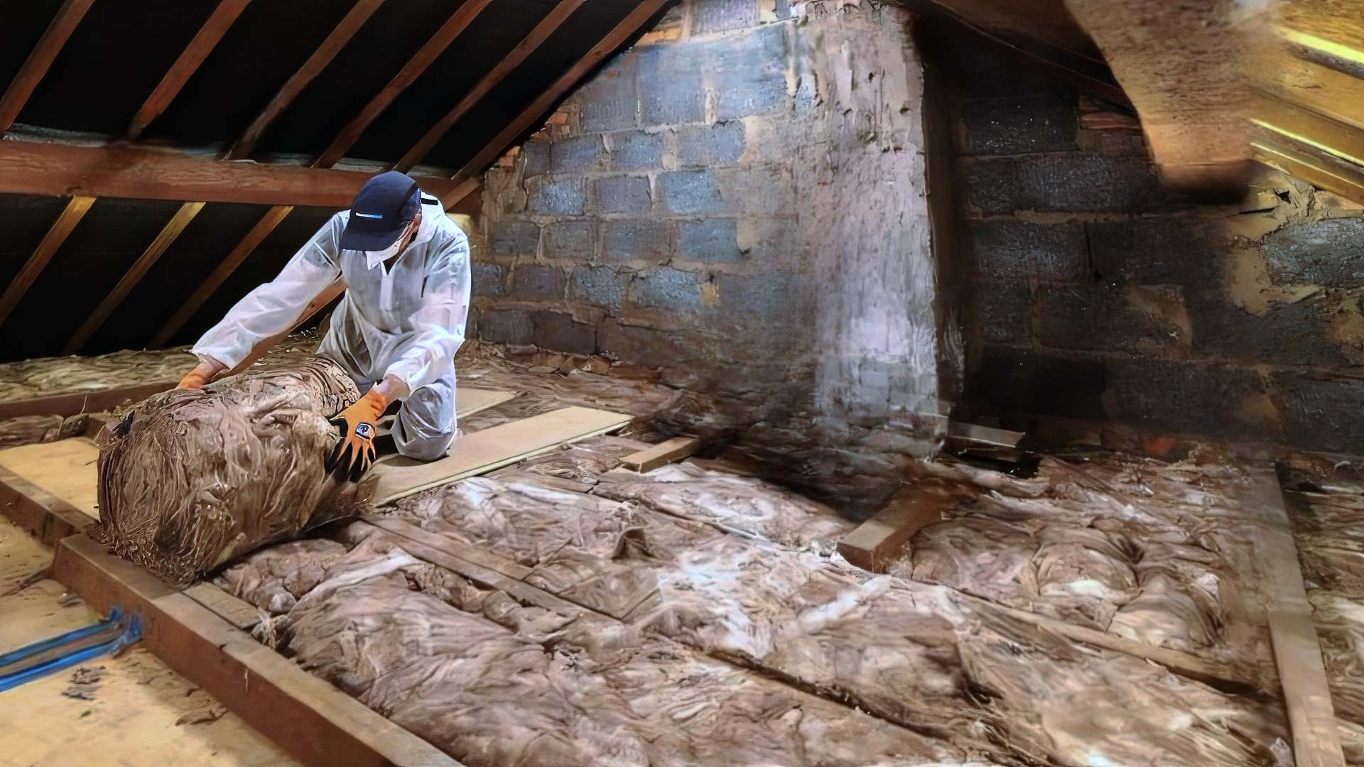 Loft insulation installation in Portsmouth, Hampshire